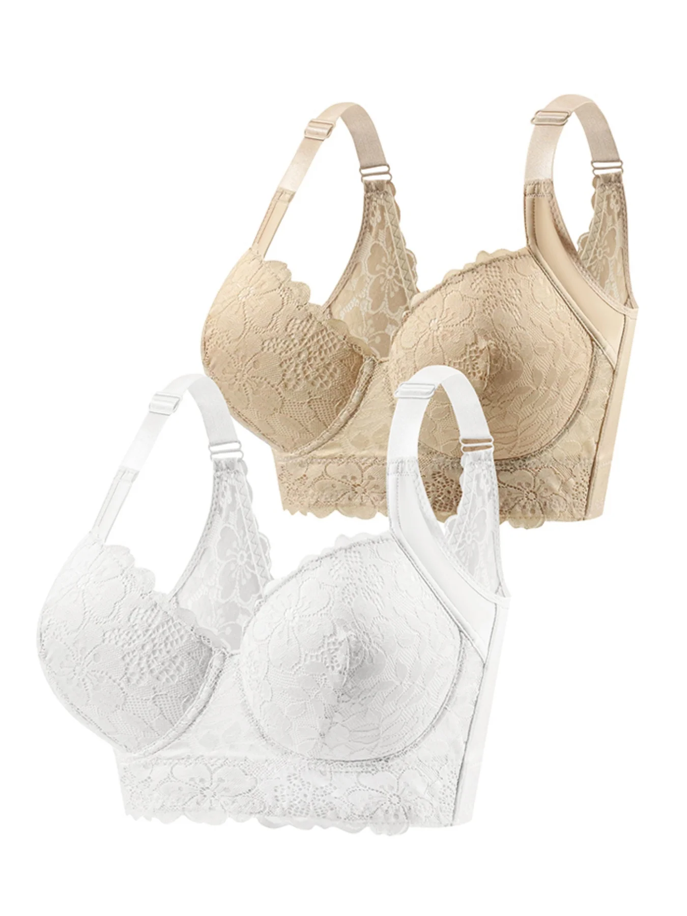 2PCS lace bra, comfortable and breathable bra, sports bra with steel rims to prevent sagging, sexy women's underwear
2PCS lace bra, comfortable and breathable bra, sports bra with steel rims to prevent sagging, sexy women's underwear
