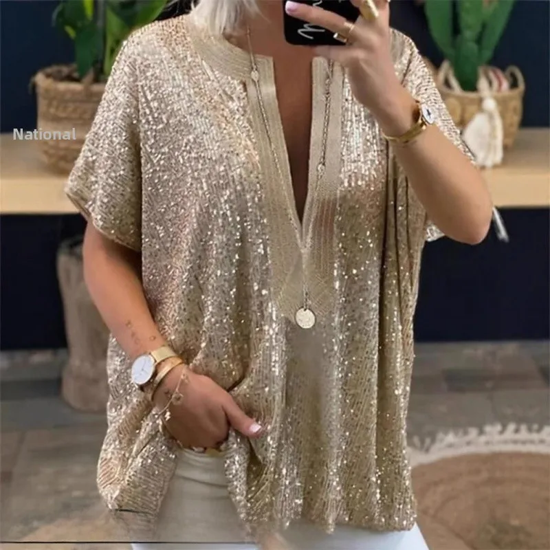 Chiffon Printed Ne Hanging Split Vaion Loose Sequin Women's Ele Sle irt ort Sve Color Princ Sve
Chiffon Printed Ne Hanging Split Vaion Loose Sequin Women's Ele Sle irt ort Sve Color Princ Sve