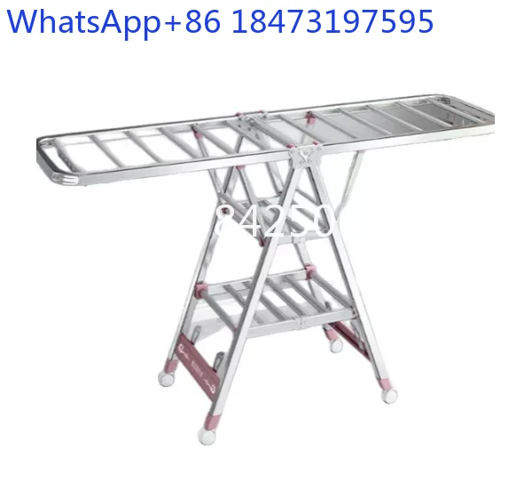 Stainless Steel Floor Drying Rack Foldable Design - Indoor Outdoor Clothes Drying Pole for Balcony Blanket Airing
Stainless Steel Floor Drying Rack Foldable Design - Indoor Outdoor Clothes Drying Pole for Balcony Blanket Airing