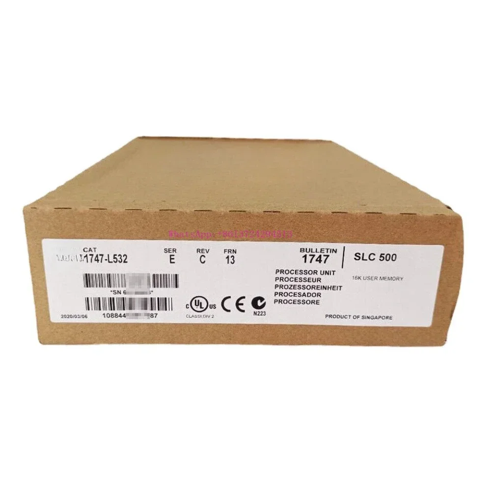 NEW Factory Sealed 1747-L532 Series E SLC500 PLC Processor Unit Module 1747L532
NEW Factory Sealed 1747-L532 Series E SLC500 PLC Processor Unit Module 1747L532