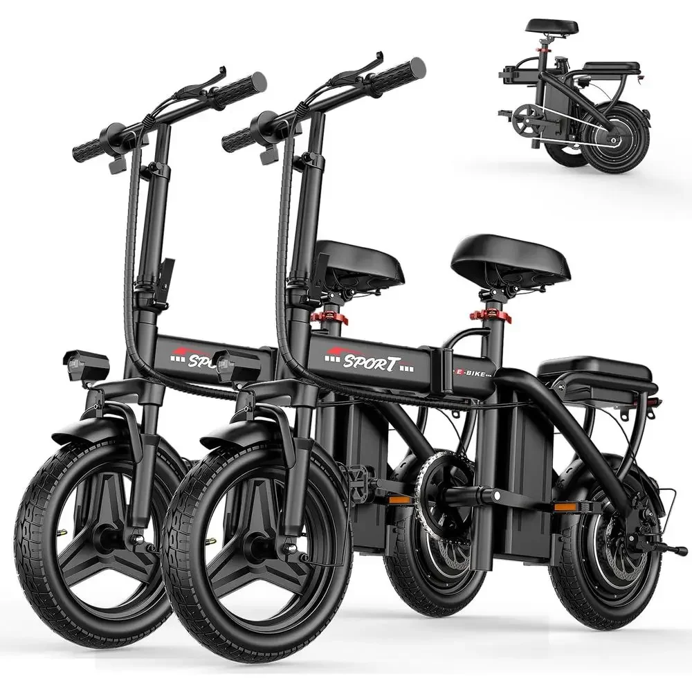 High-Power Electric Bike for Adults, 800/1200W Peak, 22/25MPH Speed, 30/45 Mile Range, 14 Dual Suspension & Brakes, 3-Speed, Por
High-Power Electric Bike for Adults, 800/1200W Peak, 22/25MPH Speed, 30/45 Mile Range, 14 Dual Suspension & Brakes, 3-Speed, Por