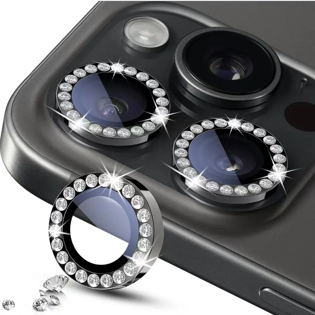 2-3Pcs Diamond Camera Protector For IPhone 16 15 Pro Max 12 Pro Tempered Glass Metal Rings Lens Case IPhone 16 15
2-3Pcs Diamond Camera Protector For IPhone 16 15 Pro Max 12 Pro Tempered Glass Metal Rings Lens Case IPhone 16 15