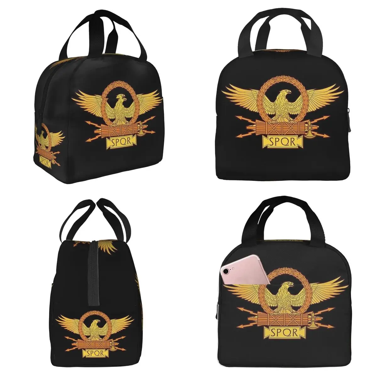 Ancient Roman SPQR Insulated Lunch Bag for Women Office Cooler Thermal Food Box Tote Portable Lunch Boxes Container
Ancient Roman SPQR Insulated Lunch Bag for Women Office Cooler Thermal Food Box Tote Portable Lunch Boxes Container