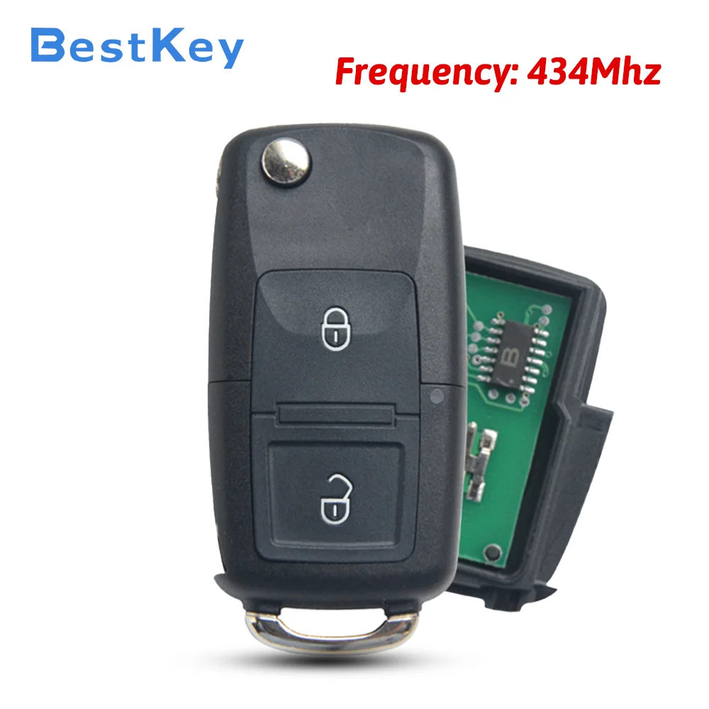 Best Key 2 Button Remote Key for VW Golf Bora 2003-2004 | 434MHz | P/N 1J0 959 753 AG / 1J0 959 753 CT | Car Key Shell Replaceme
Best Key 2 Button Remote Key for VW Golf Bora 2003-2004 | 434MHz | P/N 1J0 959 753 AG / 1J0 959 753 CT | Car Key Shell Replaceme