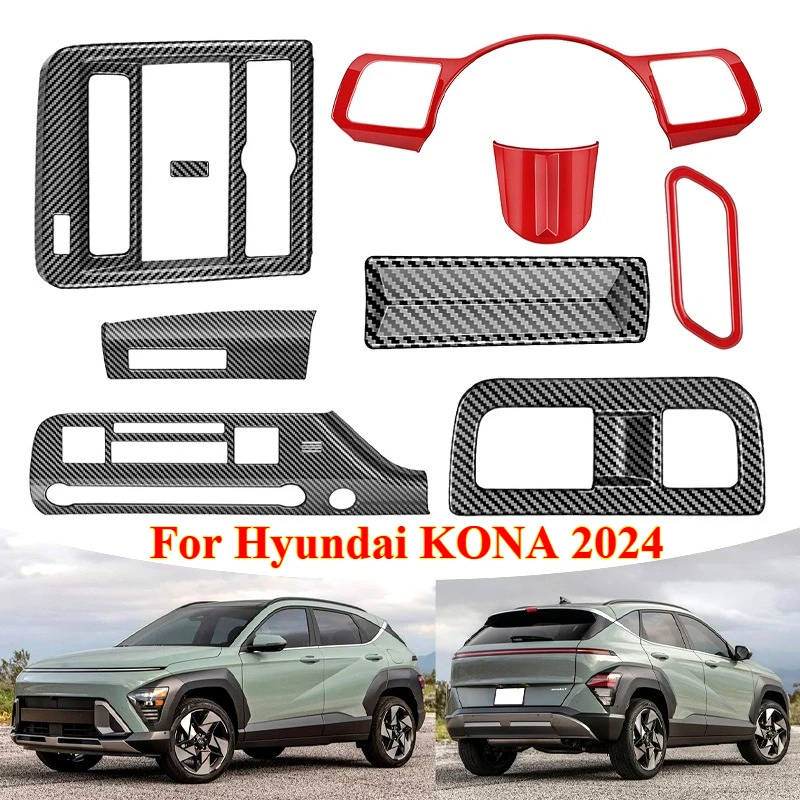 2PCS for Hyundai KONA 2024 ABS Front Dashboard Accessories Center Control Panel Air Switch Cover Trim Decoration Accessories
2PCS for Hyundai KONA 2024 ABS Front Dashboard Accessories Center Control Panel Air Switch Cover Trim Decoration Accessories