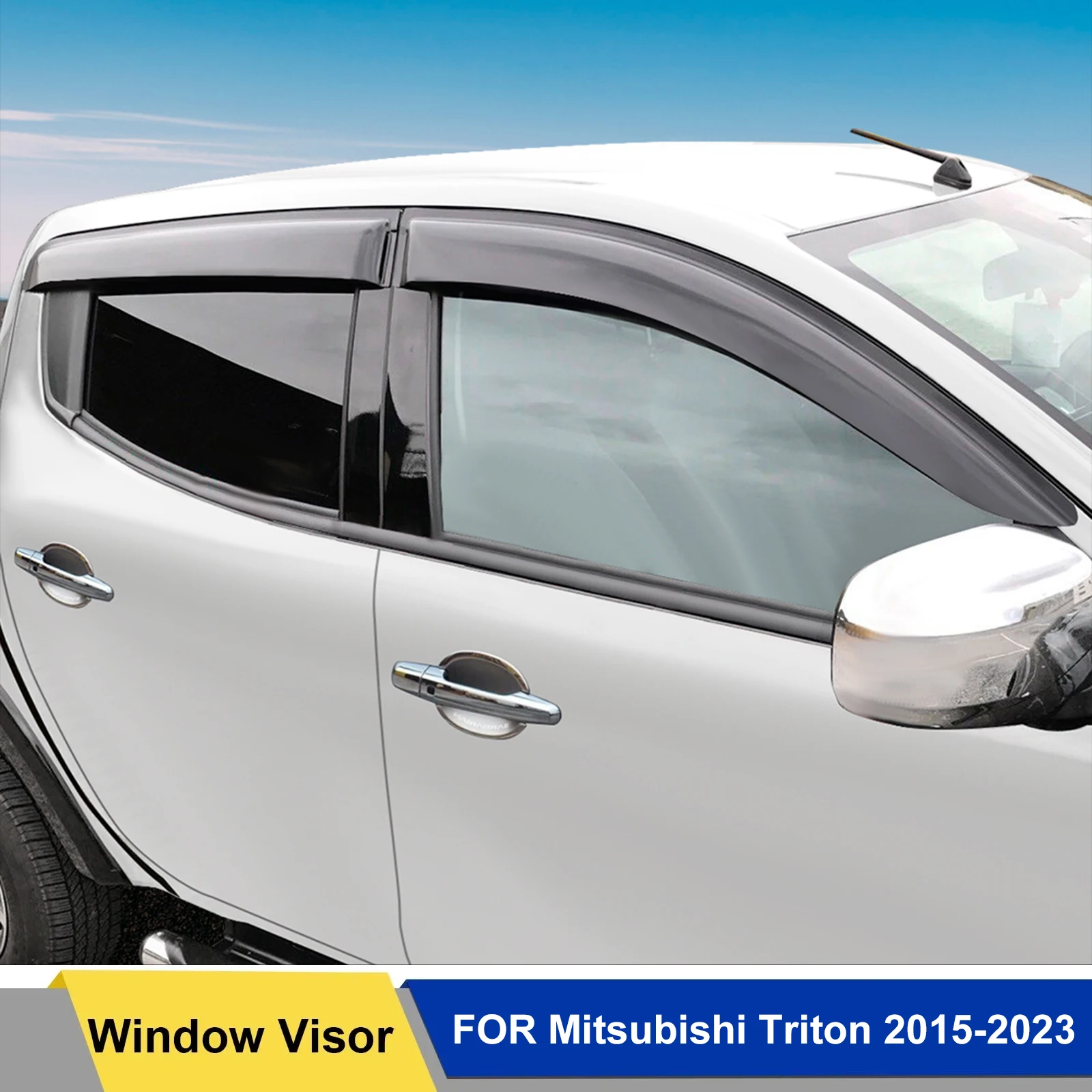 Car Window Deflector For Mitsubishi L200 Triton 2015-2023 Smoke Black Window Visor Weather Shields Sun Rain Guard Double Cabin
Car Window Deflector For Mitsubishi L200 Triton 2015-2023 Smoke Black Window Visor Weather Shields Sun Rain Guard Double Cabin
