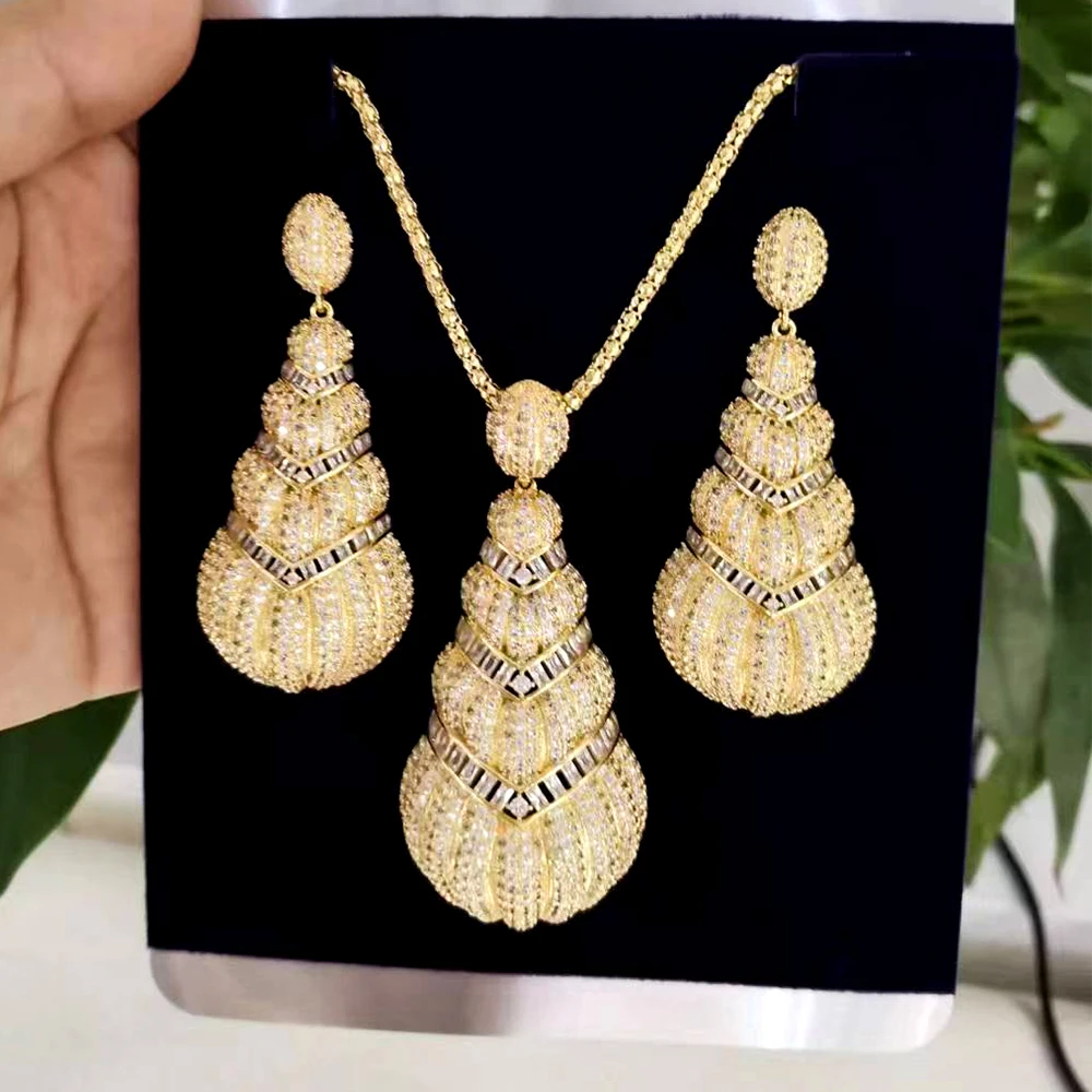 GODKI Trendy 2pc Spring Big Ball Necklace Earring For Women Wedding Party CZ Cubic Zirconia Earring High Jewelry Addiction
GODKI Trendy 2pc Spring Big Ball Necklace Earring For Women Wedding Party CZ Cubic Zirconia Earring High Jewelry Addiction
