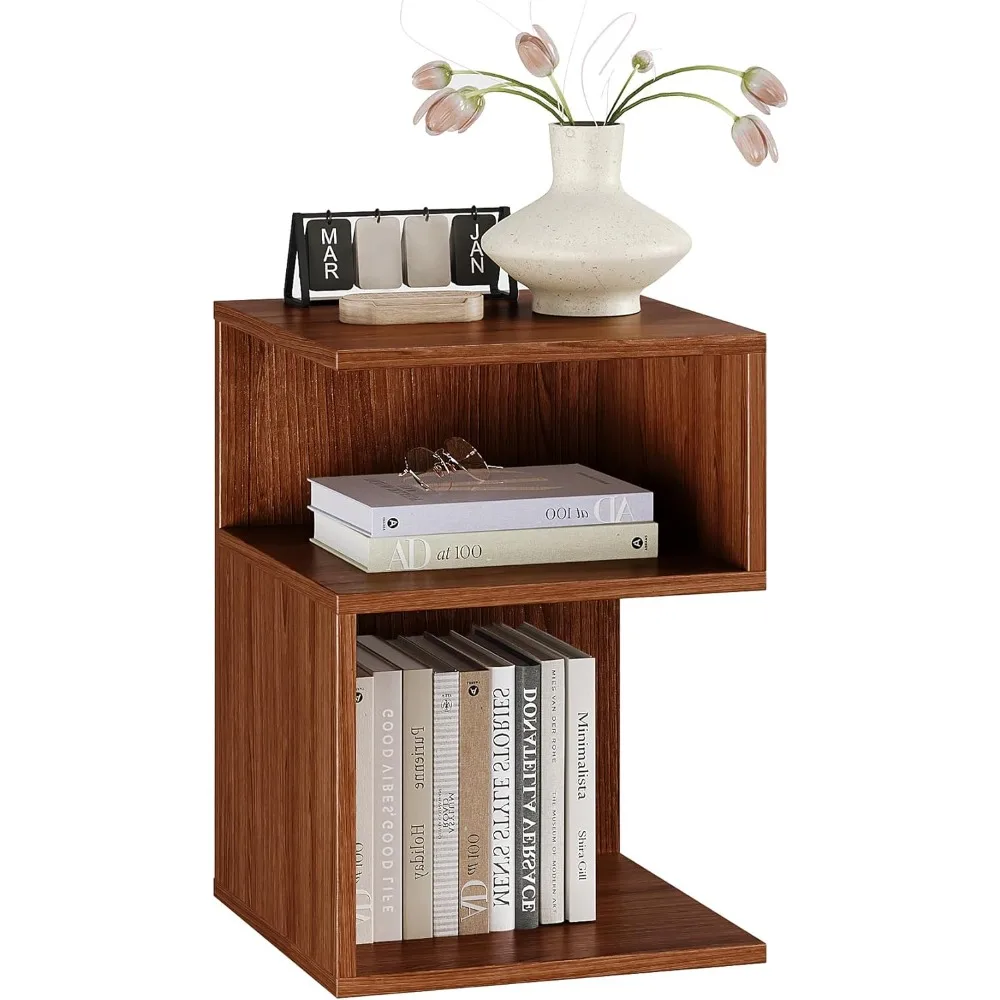 Minimalist 3-Tier Wood Nightstand for Small Spaces with Open Storage - Japanese-Inspired Bedside Table for Bedroom
Minimalist 3-Tier Wood Nightstand for Small Spaces with Open Storage - Japanese-Inspired Bedside Table for Bedroom