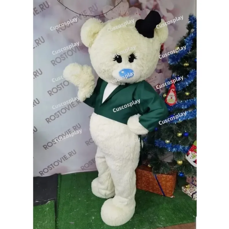 Christmas Green Tuxedo Mascot Costume Baby White Bear Teddy Bear Halloween Mascot Costume Animal Mascot Costume
Christmas Green Tuxedo Mascot Costume Baby White Bear Teddy Bear Halloween Mascot Costume Animal Mascot Costume