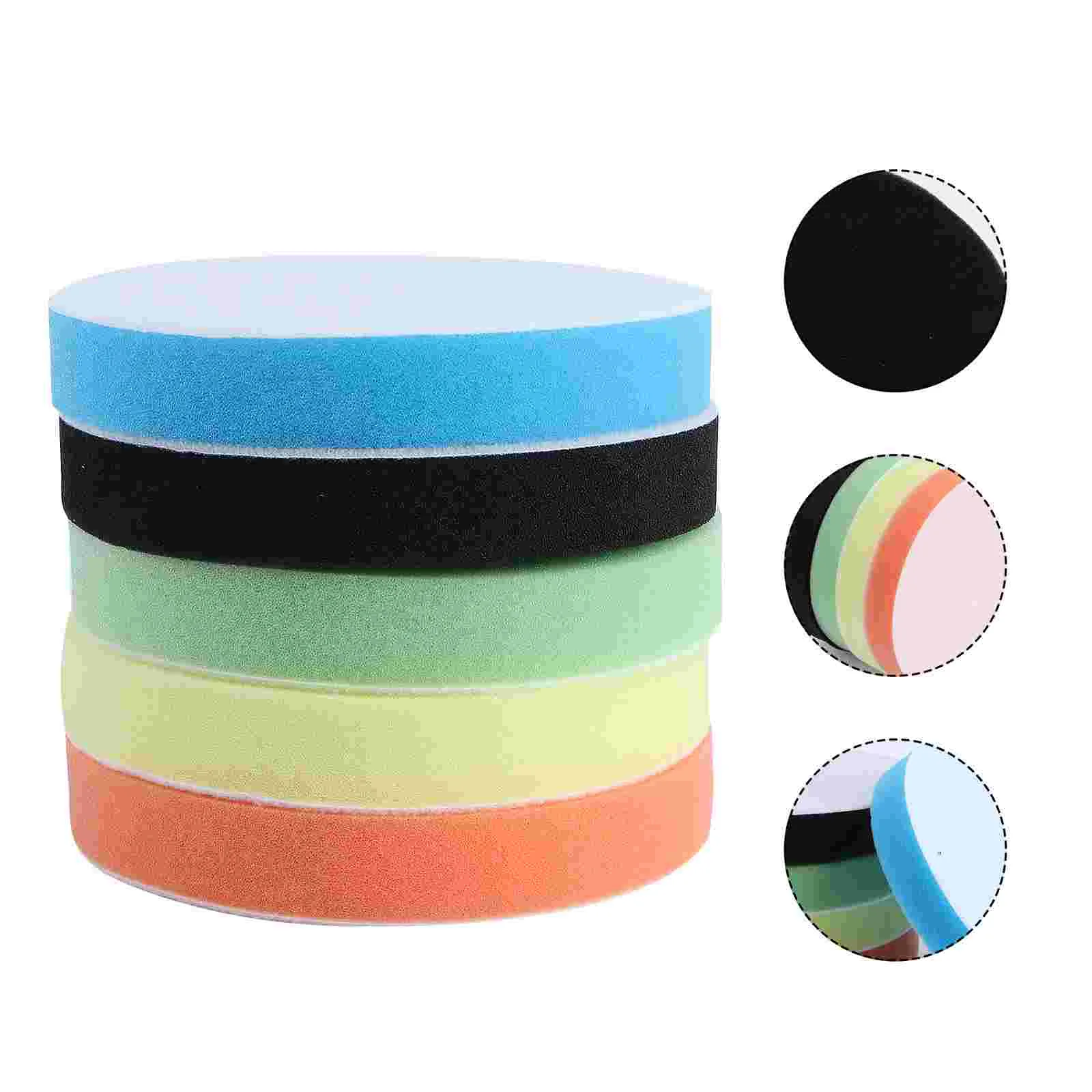5PCS Assorted Colors 6 Inch 150mm Sponge Buffing Pads Kit Polisher Scrubber For Car Polishing And Cleanning (Blue, Green, Yellow
5PCS Assorted Colors 6 Inch 150mm Sponge Buffing Pads Kit Polisher Scrubber For Car Polishing And Cleanning (Blue, Green, Yellow