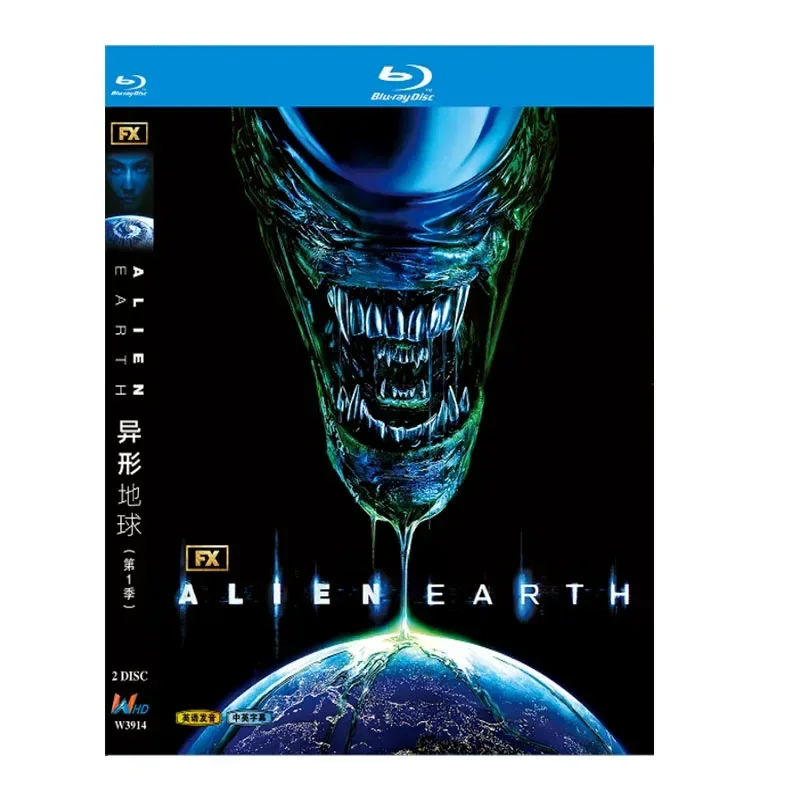 BD Blu-ray High Definition American Drama Alien Earth Season 1 Alien Earth 2 Disc Box
BD Blu-ray High Definition American Drama Alien Earth Season 1 Alien Earth 2 Disc Box