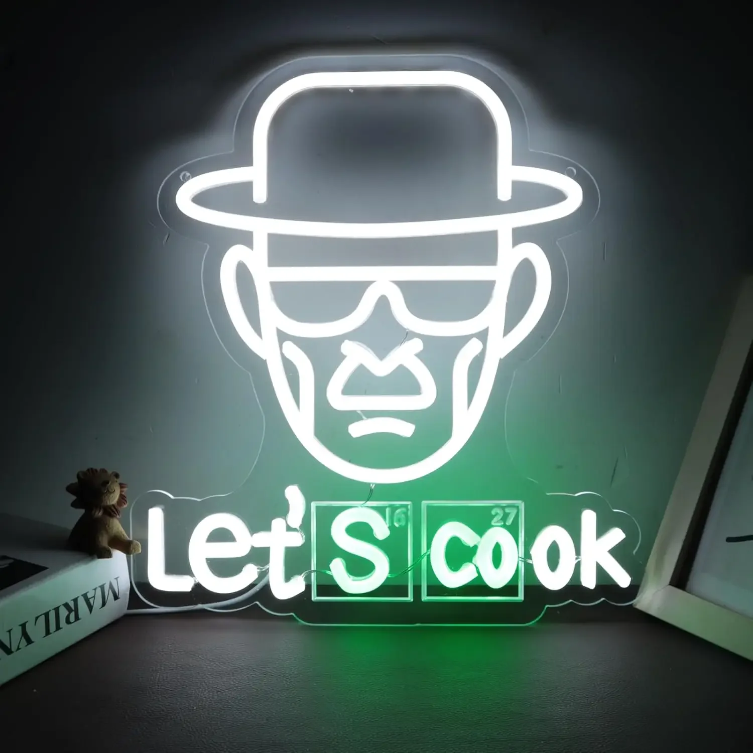 Let's Cook Neon Sign Heisenberg for Wall Decor Funny Neon Ligth Sign Dimmable LED for Man Cave Bedroom Bar Party Gifts for Fans
Let's Cook Neon Sign Heisenberg for Wall Decor Funny Neon Ligth Sign Dimmable LED for Man Cave Bedroom Bar Party Gifts for Fans