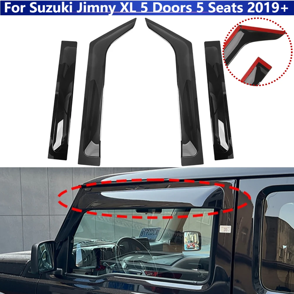 Side Window Weather Deflectors Car Window Visors Guard for Suzuki Jimny XL 5 Doors 5 Seats 2019+
Side Window Weather Deflectors Car Window Visors Guard for Suzuki Jimny XL 5 Doors 5 Seats 2019+