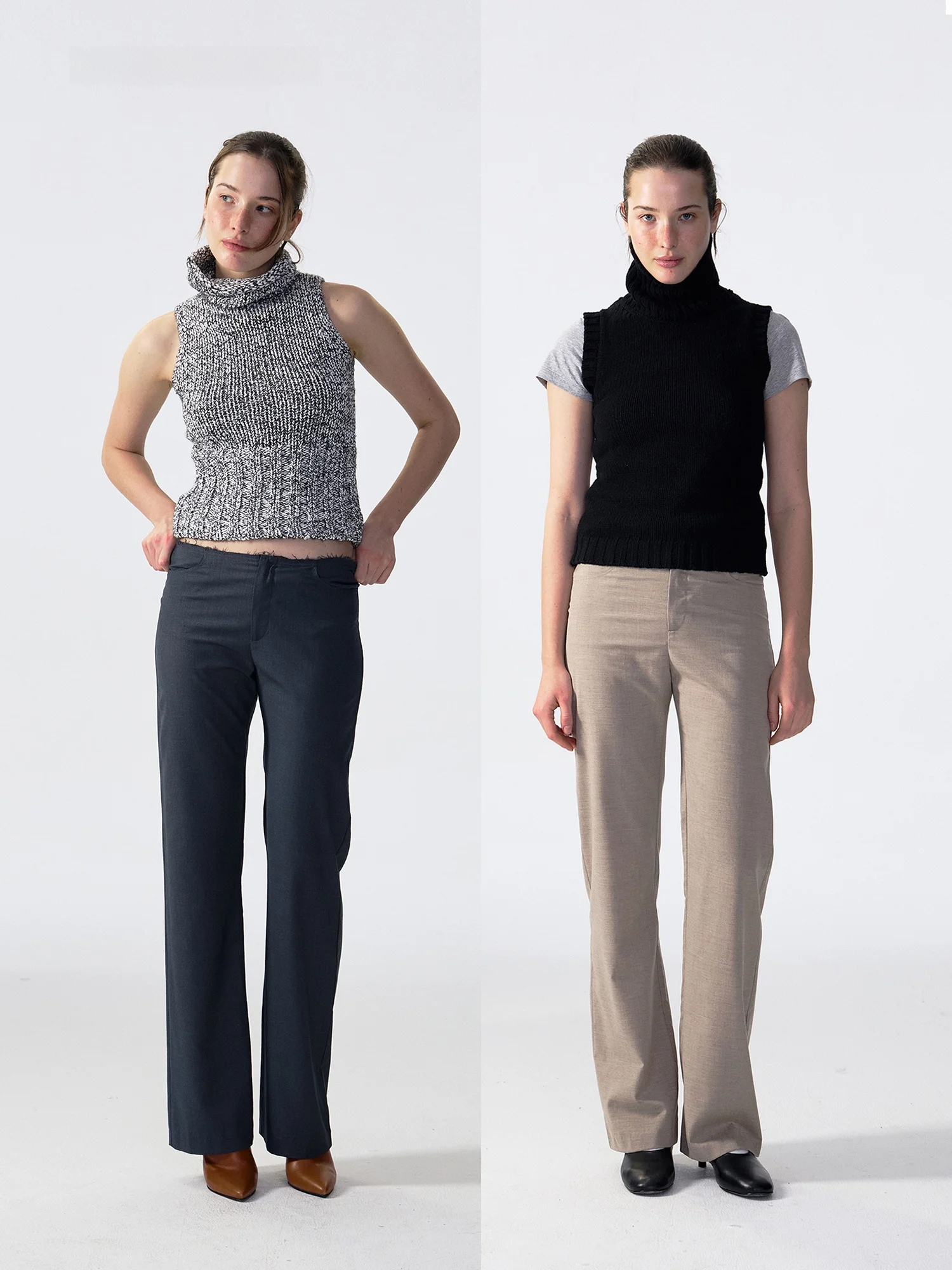 Женские брюки EMM Ginger Pants прямого кроя из шерстяной смеси без пояса, с свободным низом, в простом повседневном стиле для офиса
Женские брюки EMM Ginger Pants прямого кроя из шерстяной смеси без пояса, с свободным низом, в простом повседневном стиле для офиса