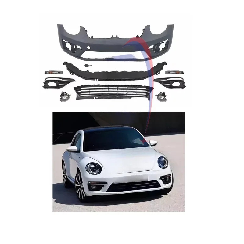 For Volkswagen Beetle Facelift R-Line Body Kits New Plastic Front Bumper Body Kit for Car Modification Beetle Accessories
For Volkswagen Beetle Facelift R-Line Body Kits New Plastic Front Bumper Body Kit for Car Modification Beetle Accessories