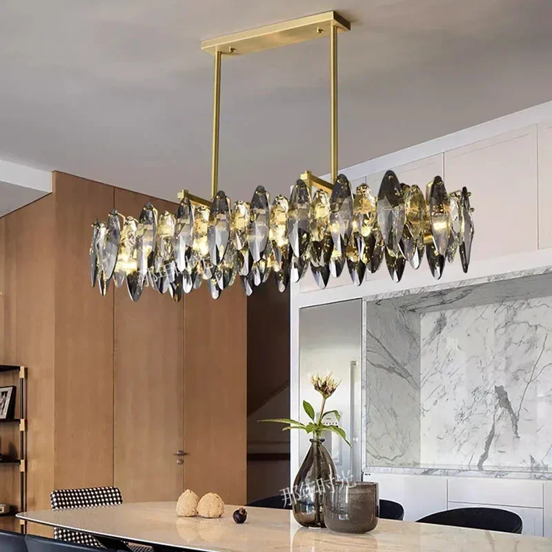 Luxury Crystal Pendant Lights Home Decoration Living Room Chandelier Dining Room Pendant Lamp Ceiling Light Indoor Lighting
Luxury Crystal Pendant Lights Home Decoration Living Room Chandelier Dining Room Pendant Lamp Ceiling Light Indoor Lighting