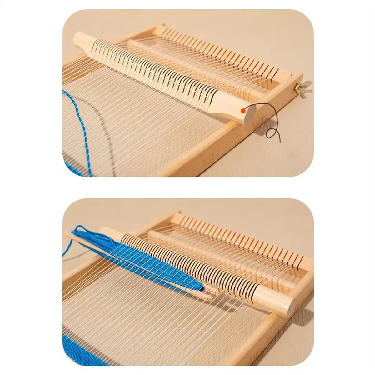 A72P Weaving- Kit, 15.6 Inch H X 9.85 Inch W Wooden Tapestry Looms, DIY Hand-Knitting Weaving Machine
A72P Weaving- Kit, 15.6 Inch H X 9.85 Inch W Wooden Tapestry Looms, DIY Hand-Knitting Weaving Machine