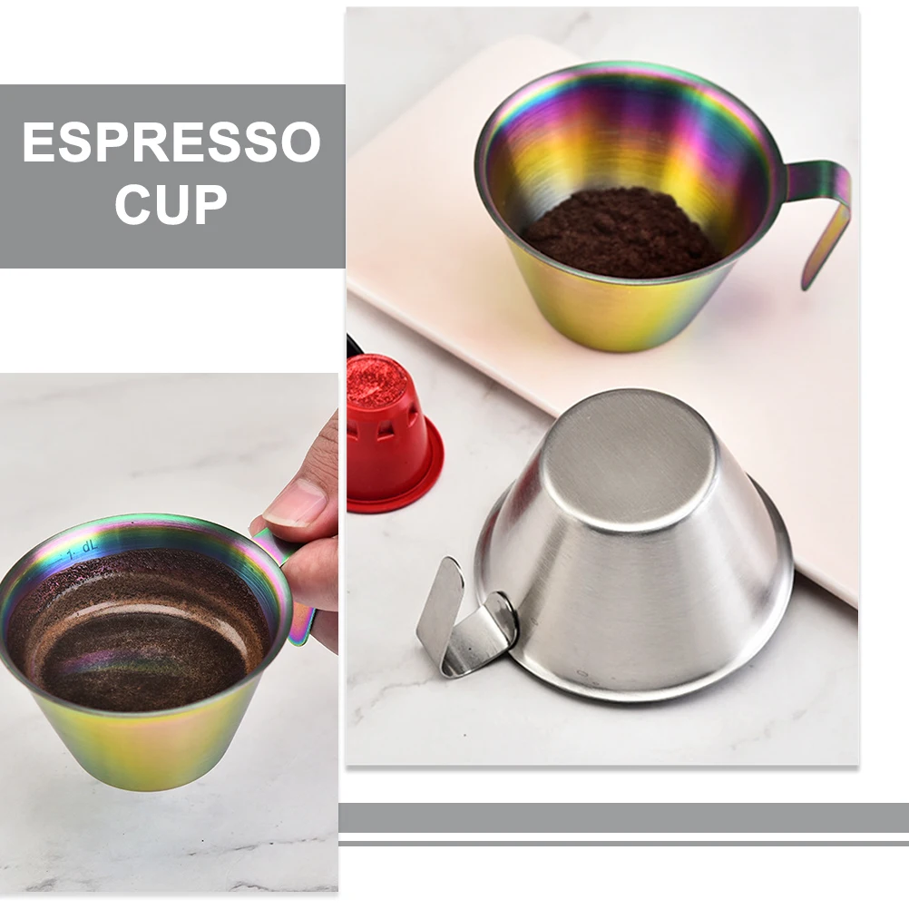 Stainless Steel 100ML Espresso Coffee Extractor 304 Stainless Measuring Cup Espresso Cup Material Baking Cylinder Household Tool 
Stainless Steel 100ML Espresso Coffee Extractor 304 Stainless Measuring Cup Espresso Cup Material Baking Cylinder Household Tool