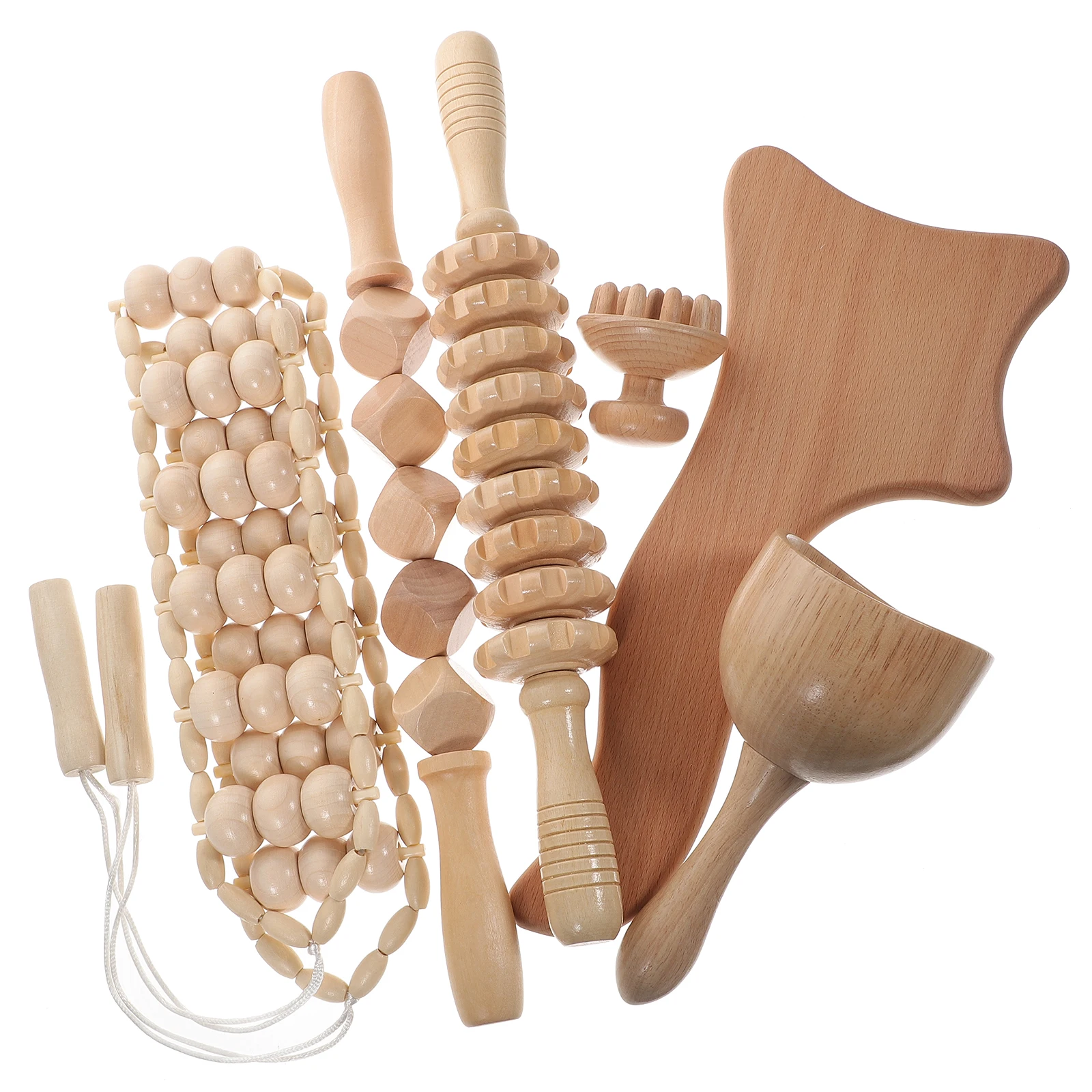 6 pcs Wooden Massage Tools Set Body Therapy Roller Stick Back Kit for Men Elderly Wood Muscle Relaxation Tools
6 pcs Wooden Massage Tools Set Body Therapy Roller Stick Back Kit for Men Elderly Wood Muscle Relaxation Tools