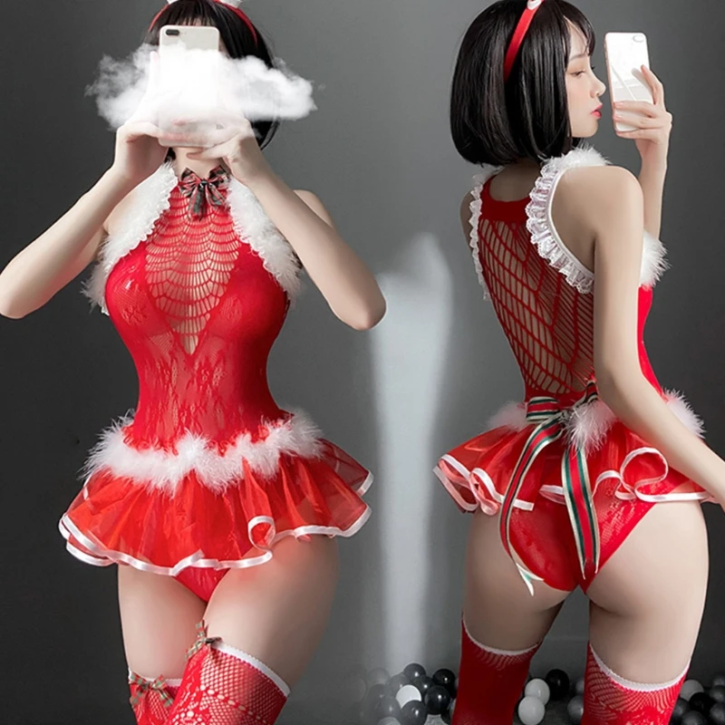 Lingerie Sexy Cospaly Uniform Temptation Christmas Witch Sexy Suit Erotic for Play Games Sleepwear Costumes
Lingerie Sexy Cospaly Uniform Temptation Christmas Witch Sexy Suit Erotic for Play Games Sleepwear Costumes