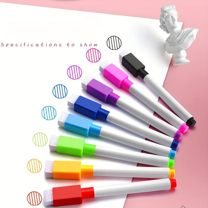 24/48-Pack Dust-Free Alcohol-Based Dry Erase Markers - Whiteboard Markers, For Glass, Plastic, Chalkboard - Erasable Ink Pens
24/48-Pack Dust-Free Alcohol-Based Dry Erase Markers - Whiteboard Markers, For Glass, Plastic, Chalkboard - Erasable Ink Pens