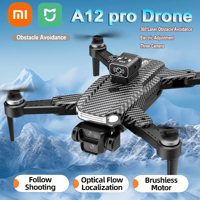 XIAOMI Mijia A12 Pro 8K Дрон Бесщеточный двигатель 4K Профессиональный FPV Квадрокоптер Предотвращение препятствий RC Дрон Оригинальная игрушка-вертолет
XIAOMI Mijia A12 Pro 8K Дрон Бесщеточный двигатель 4K Профессиональный FPV Квадрокоптер Предотвращение препятствий RC Дрон Оригинальная игрушка-вертолет