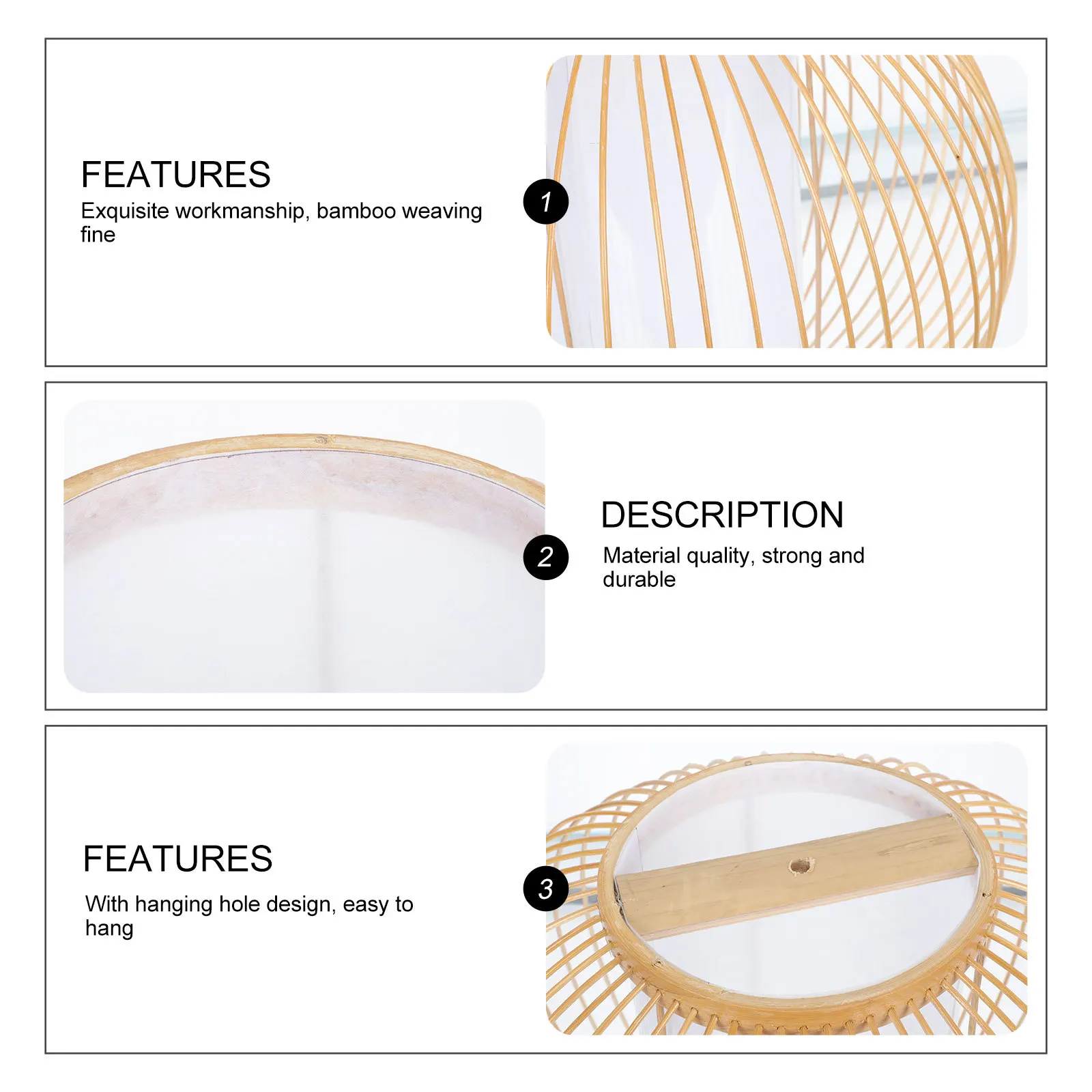 1Pcs Chinese Style Bamboo Woven Lampshade Pendant Light Cover Lantern Dustproof Lamp Decoration Home Use Lamp Shade
1Pcs Chinese Style Bamboo Woven Lampshade Pendant Light Cover Lantern Dustproof Lamp Decoration Home Use Lamp Shade