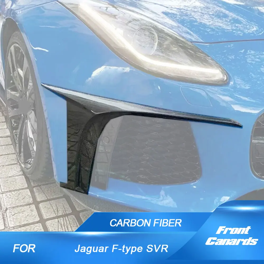 Car Front Bumper Fins Splitters Canards for Jaguar F-type SVR 2016-2019 Fog Lamp Covers Carbon Fiber Air Vents Trim Cover
Car Front Bumper Fins Splitters Canards for Jaguar F-type SVR 2016-2019 Fog Lamp Covers Carbon Fiber Air Vents Trim Cover