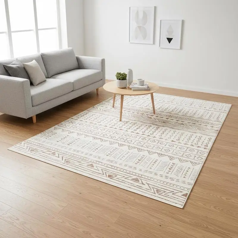 Washable Indoor Carpet 6 x 9 ft For Bedroom Office Living Room, Soft Surface Tear-Resistant Construction Modern Beige Floor Mat Pet Child Friendly Low Pile Rug
Washable Indoor Carpet 6 x 9 ft For Bedroom Office Living Room, Soft Surface Tear-Resistant Construction Modern Beige Floor Mat Pet Child Friendly Low Pile Rug