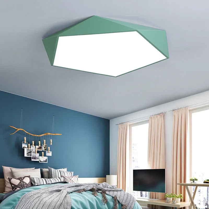 Modern bedroom living room LED ceiling lamp dining room geometric lamp children's room study wrought iron indoor lighting
Modern bedroom living room LED ceiling lamp dining room geometric lamp children's room study wrought iron indoor lighting
