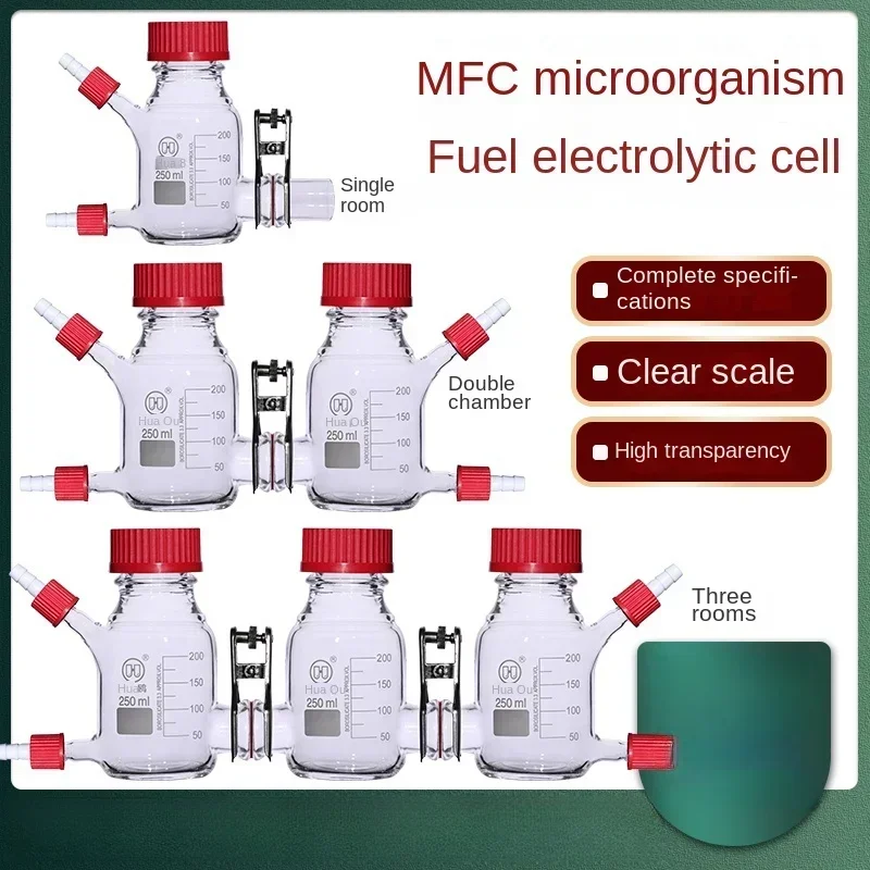 Microbial fuel electrolytic cell single-chamber double-chamber three-chamber MFC reactor exchange membrane chemical reaction
Microbial fuel electrolytic cell single-chamber double-chamber three-chamber MFC reactor exchange membrane chemical reaction