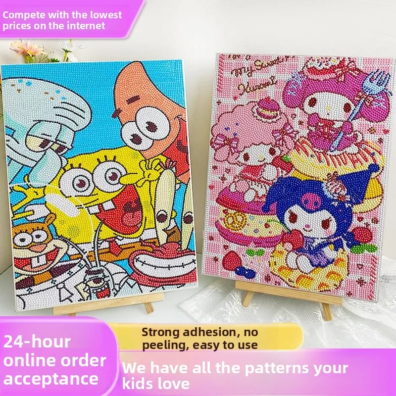New 2023 DIY Creative Diamond Painting Kit Children's Handcraft Cartoon Sticker Girl Toy Adhesive Stone Brick Art Home Fabric
New 2023 DIY Creative Diamond Painting Kit Children's Handcraft Cartoon Sticker Girl Toy Adhesive Stone Brick Art Home Fabric