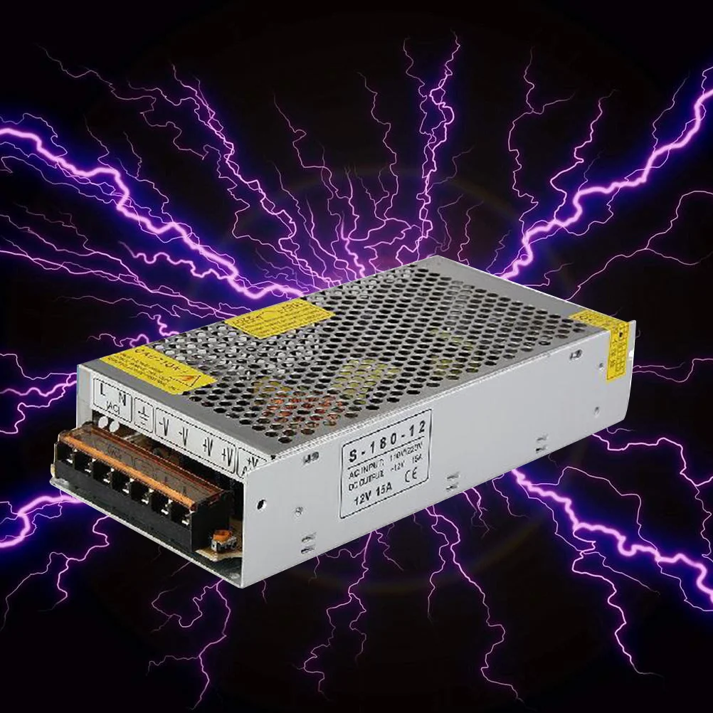 Универсальный светодиодный источник питания постоянного тока 12 В 15 А, высокоэффективный низкотемпературный импульсный источник питания для светодиодных лент, видеонаблюдения
Универсальный светодиодный источник питания постоянного тока 12 В 15 А, высокоэффективный низкотемпературный импульсный источник питания для светодиодных лент, видеонаблюдения