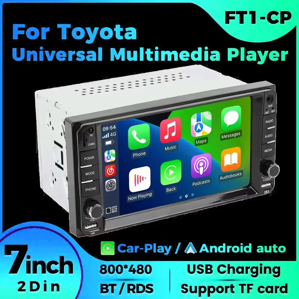 7-дюймовый универсальный автомобильный радиоприемник 2DIN для Toyota VIOS CROWN Camry Corolla RAV4 MR2 Prado Terios Hilux Vitz Carplay AUTO MP5 Мультимедиа
7-дюймовый универсальный автомобильный радиоприемник 2DIN для Toyota VIOS CROWN Camry Corolla RAV4 MR2 Prado Terios Hilux Vitz Carplay AUTO MP5 Мультимедиа