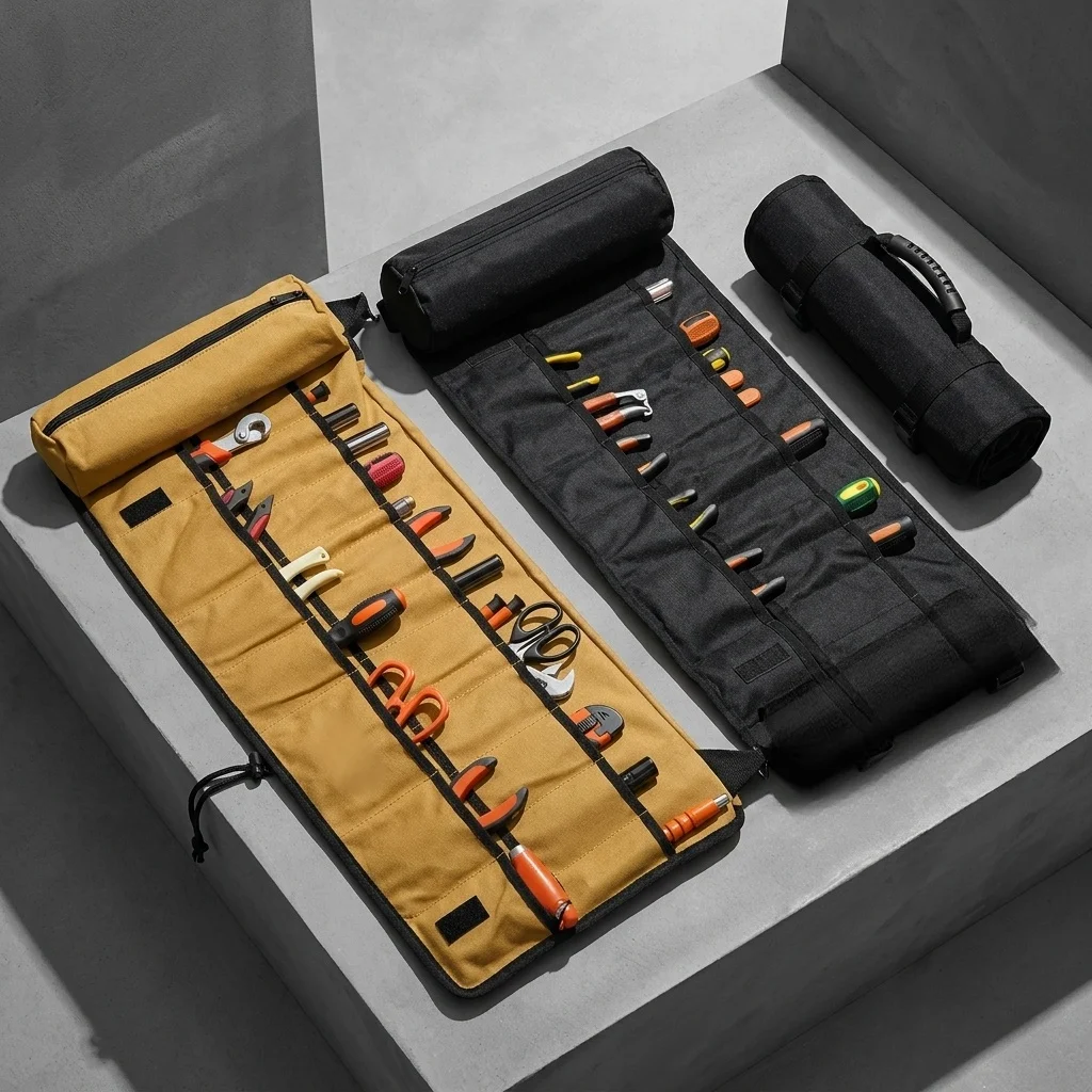 20 pocket multifunctional repair kit Oxford cloth tool roll bag portable storage suitable for electricians/repairmen/carpenters
20 pocket multifunctional repair kit Oxford cloth tool roll bag portable storage suitable for electricians/repairmen/carpenters
