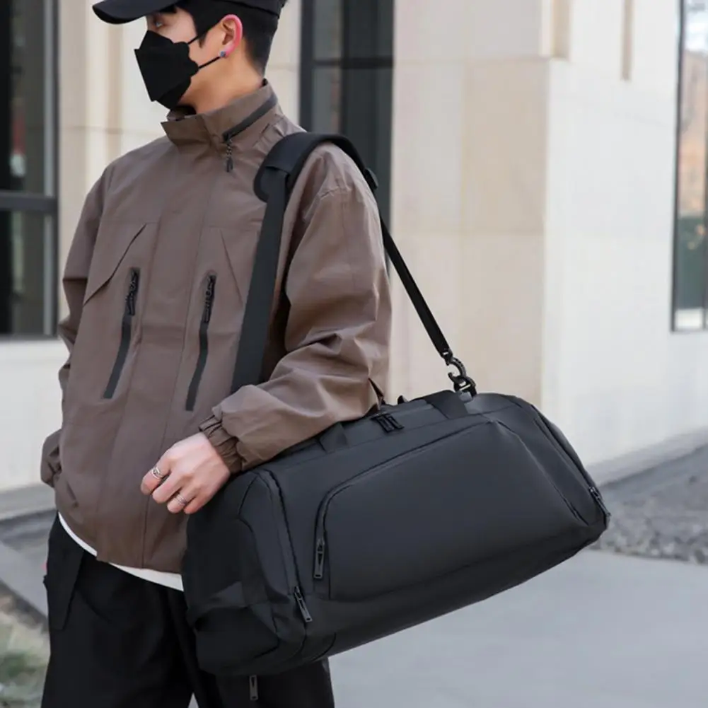 Large Capacity Men Travel Backpack Duffle Bag Shoe Compartment Wet Pocket Gym Weekender Bag
Large Capacity Men Travel Backpack Duffle Bag Shoe Compartment Wet Pocket Gym Weekender Bag