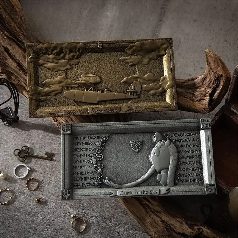 Hayao Miyazaki animation peripheral model ornaments Castle in the Sky metal storage tray Ghibli animation peripheral accessories
Hayao Miyazaki animation peripheral model ornaments Castle in the Sky metal storage tray Ghibli animation peripheral accessories