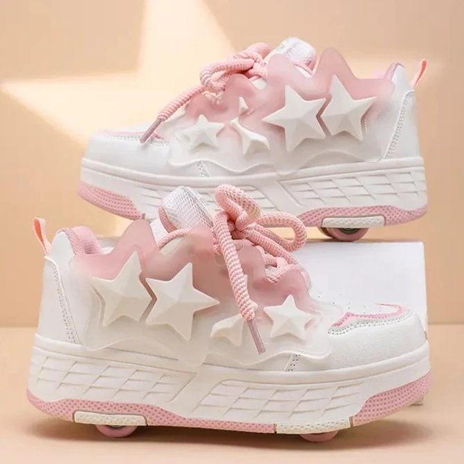 New four-wheel running shoes Star roller skates Outdoor roller skates kids sneakers kids Gift
New four-wheel running shoes Star roller skates Outdoor roller skates kids sneakers kids Gift