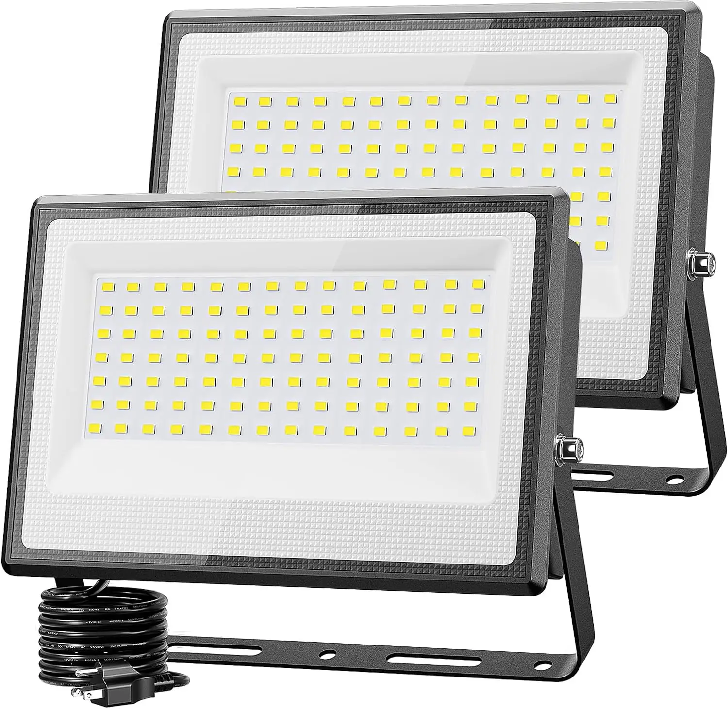 2 Pack 150W LED Flood Light, 15000LM Super Bright, IP66 Waterproof for Outdoor Stadium Yard Barn
2 Pack 150W LED Flood Light, 15000LM Super Bright, IP66 Waterproof for Outdoor Stadium Yard Barn