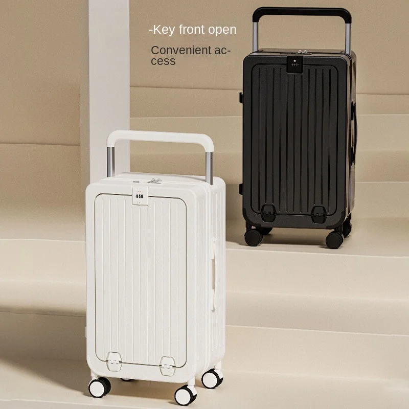 Новый 20-дюймовый бесшумный универсальный дорожный чемодан на колесиках с подстаканником, многофункциональный чемодан на колесиках с паролем
Новый 20-дюймовый бесшумный универсальный дорожный чемодан на колесиках с подстаканником, многофункциональный чемодан на колесиках с паролем