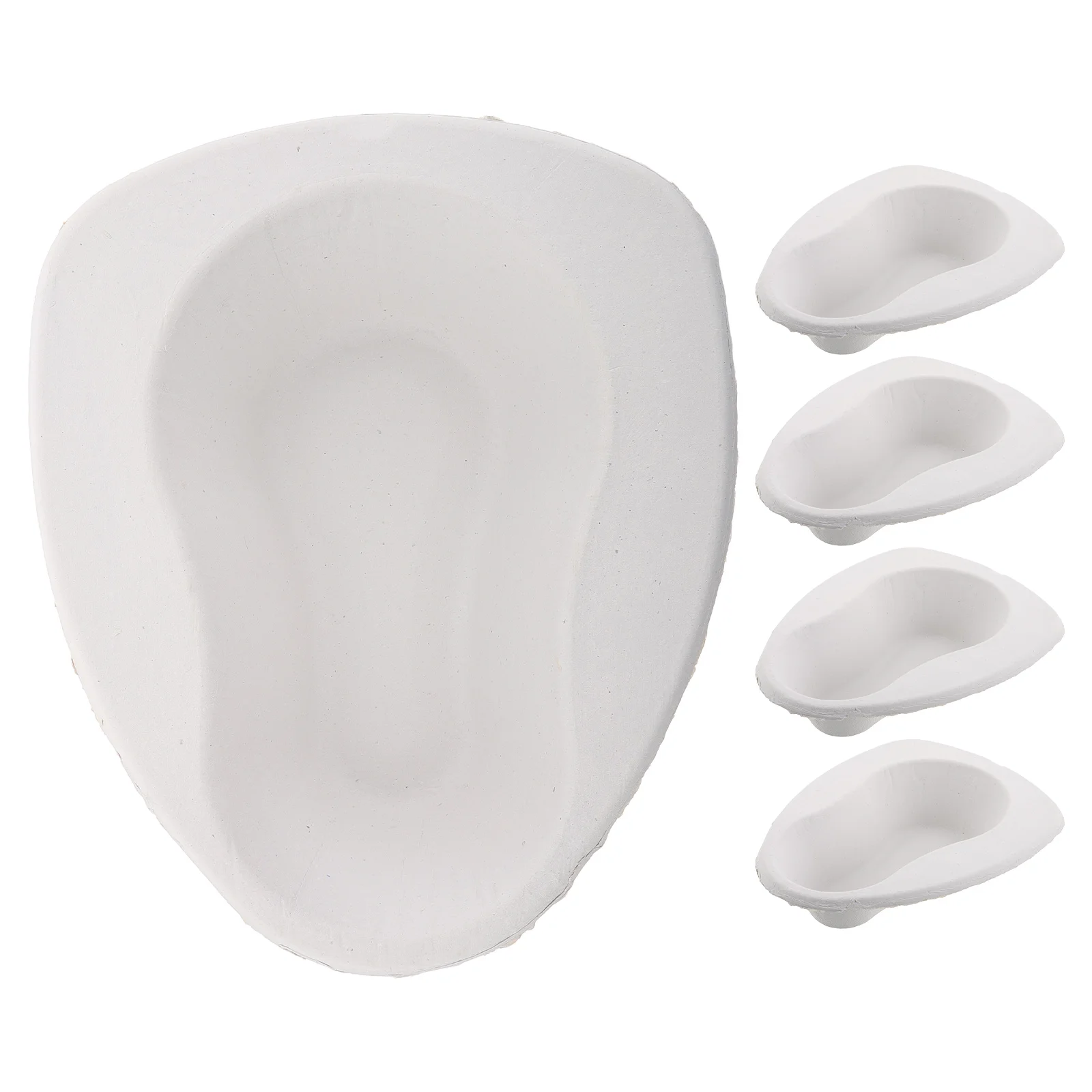 5 Pcs Paper Pulp Potty Bed Pan Pans for Men Females Elderly Women Bedpan Supply Poop
5 Pcs Paper Pulp Potty Bed Pan Pans for Men Females Elderly Women Bedpan Supply Poop