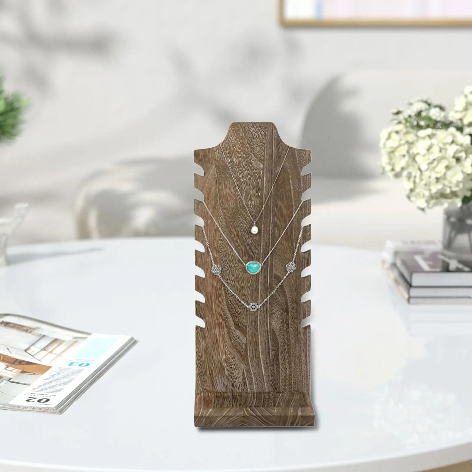 Desktop Necklace Organizer Freestanding Space Saving Accessory for Stores Retail Settings Portable Multipurpose 6.8x4.7x17.7inch
Desktop Necklace Organizer Freestanding Space Saving Accessory for Stores Retail Settings Portable Multipurpose 6.8x4.7x17.7inch