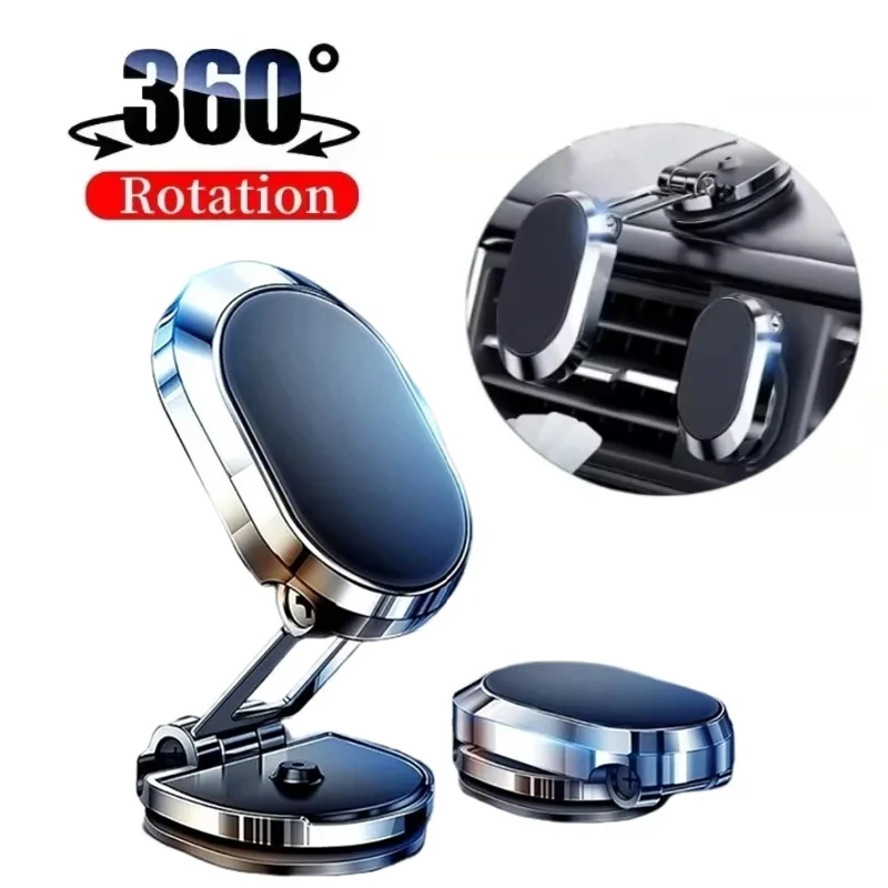 1080° Rotatable Magnetic Car Phone Holder Foldable Magnet Smart Phone Stand For iPhone/Oppo/Realme Car Accessory Mount Dashboard
1080° Rotatable Magnetic Car Phone Holder Foldable Magnet Smart Phone Stand For iPhone/Oppo/Realme Car Accessory Mount Dashboard