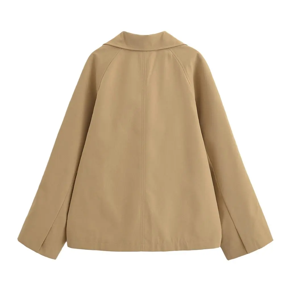 Fashionable European Style Coat Jacket Women's Spring Autumn New Design Waterproof Windproof Casual Outerwear Coat
Fashionable European Style Coat Jacket Women's Spring Autumn New Design Waterproof Windproof Casual Outerwear Coat
