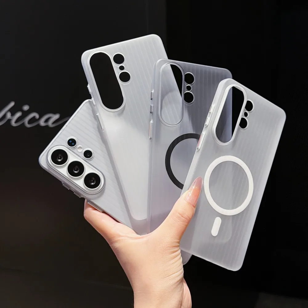 Frosted Matte Semi-Transparent Phone Case for Samsung Galaxy S25 Ultra S24 Plus S23 Ultra Shockproof Slim Fit Protection Cover
Frosted Matte Semi-Transparent Phone Case for Samsung Galaxy S25 Ultra S24 Plus S23 Ultra Shockproof Slim Fit Protection Cover