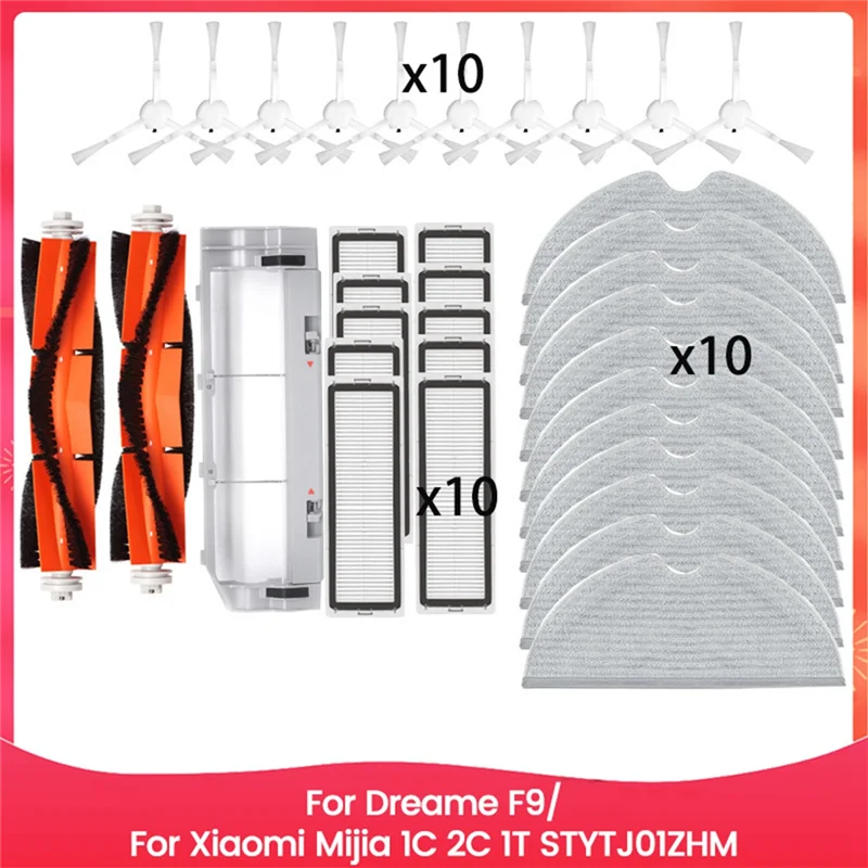 Эффективный-для Dreame F9/Xiaomi Mijia 1C 2C 1T STYTJ01ZHM Основная боковая щетка Ткань для швабры Hepa-фильтр Эффективная чистка запасных частей
Эффективный-для Dreame F9/Xiaomi Mijia 1C 2C 1T STYTJ01ZHM Основная боковая щетка Ткань для швабры Hepa-фильтр Эффективная чистка запасных частей