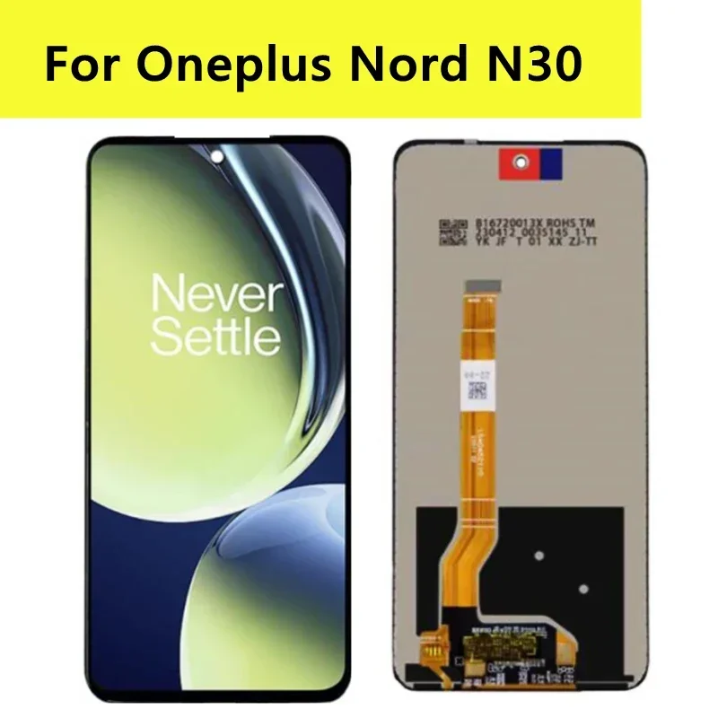 6.72"For OnePlus Nord N30 LCD Display Touch Screen Sensor Digiziter Assembly Replace
6.72"For OnePlus Nord N30 LCD Display Touch Screen Sensor Digiziter Assembly Replace