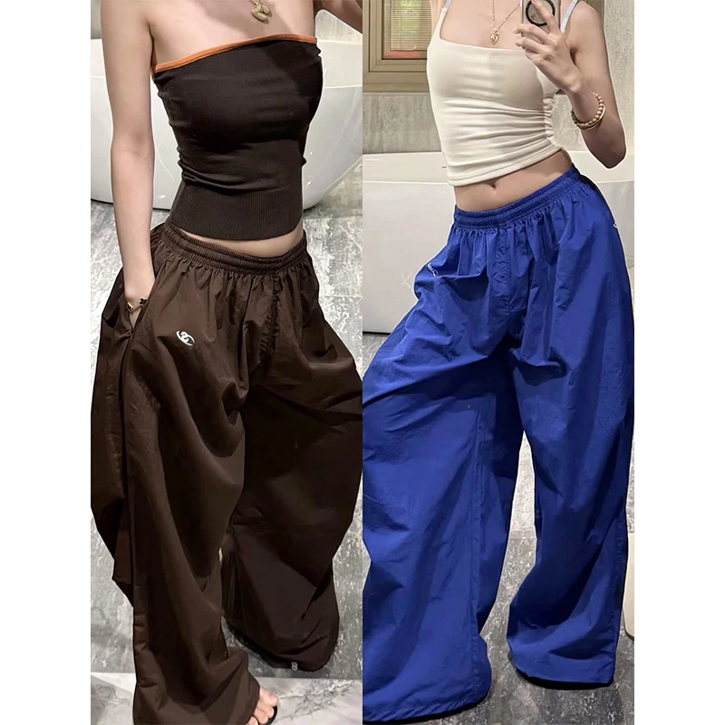 2026 Y2k American Summer Pattern Embroidered Jazzy Casual Sweatpants Women's Loose Pleated Hip Hop Wide Leg Jogging Pants
2026 Y2k American Summer Pattern Embroidered Jazzy Casual Sweatpants Women's Loose Pleated Hip Hop Wide Leg Jogging Pants