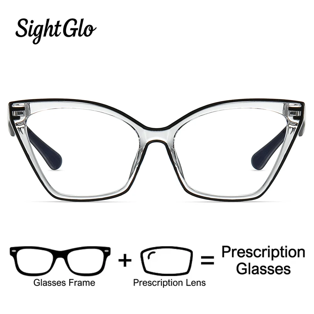 SightGlo Cat Eye Myopia TR90 Bifocal Eyeglasses Women Optical Prescription Glasses Optical Custom Ladies Glasses
SightGlo Cat Eye Myopia TR90 Bifocal Eyeglasses Women Optical Prescription Glasses Optical Custom Ladies Glasses