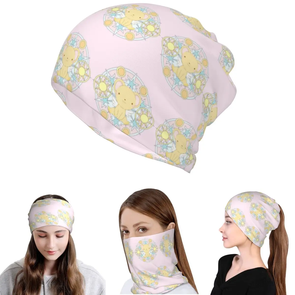 Kero Sakura Card Captor Kawaii Bandana Neck Gaiter Magic Scarf Multifunction Balaclava Beanies Hat Unisex Adult Windproof
Kero Sakura Card Captor Kawaii Bandana Neck Gaiter Magic Scarf Multifunction Balaclava Beanies Hat Unisex Adult Windproof